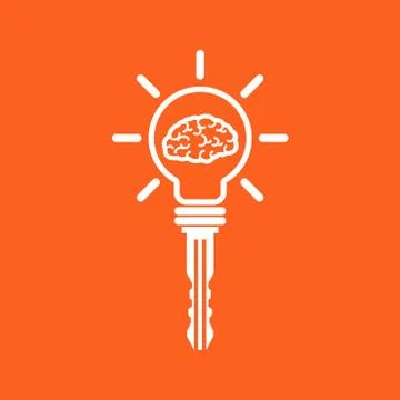 Key of Idea Stock Illustration