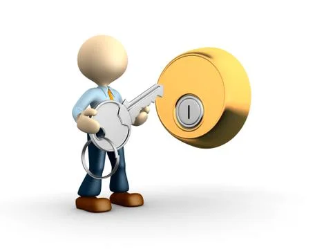 Key Illustrazione stock
