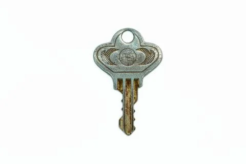 Key isolate on white background. Stock Photos