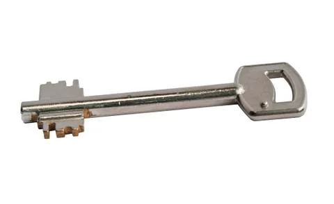 Key isolated from white background Stock-Fotos