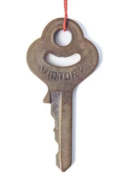 Key isolated on white background Stock Photos