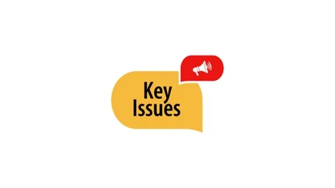 Key Issues sign on white background Stock Footage 287820502