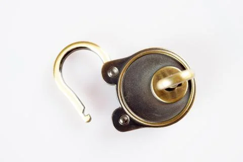 Key in the keyhole Stock Photos