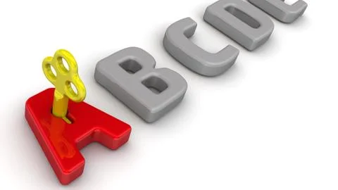 The key of knowledge Stock Illustration