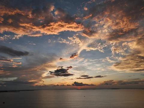 Key Largo Sunset 04 Stock Photos