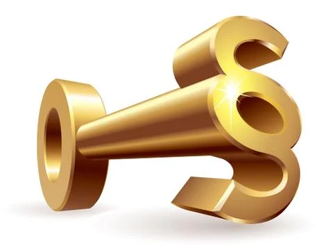 Key to the law 스톡 일러스트