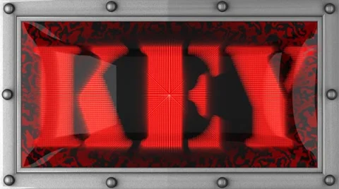 Key on led 库存影片 8760660