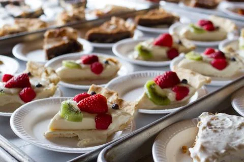 Key Lime Pie Stock Photos