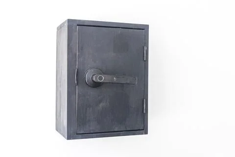 Key lock box with pin code mounted on hotel lobby wall Thailand. Stock Photos