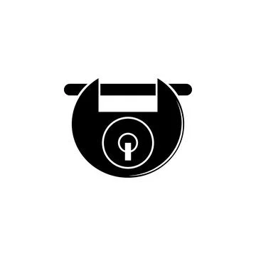 Key lock icon. Element of lock and key elements illustration. Premium quality Stock Illustration