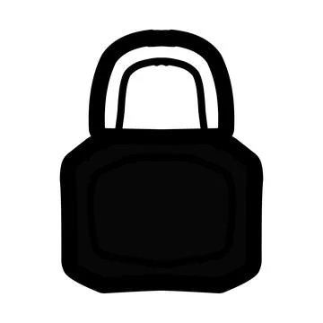 Key lock illustration design Stock Illustration
