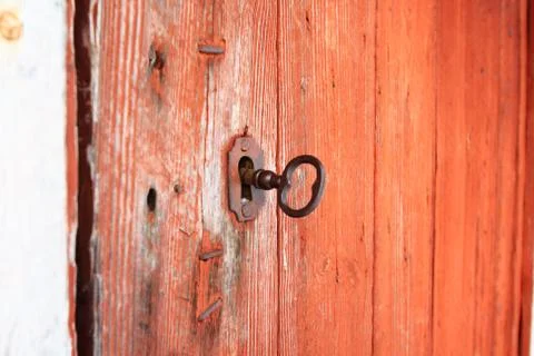 Key in the lock Stock Photos