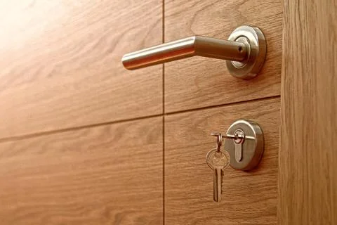 Key in the lock Stock Photos