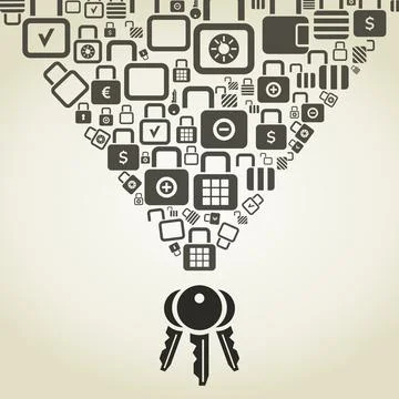 Key the lock Stock Photos