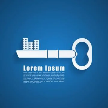 Key logo Stock Illustration