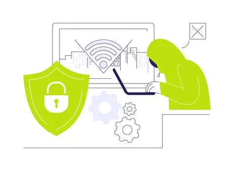 Key management abstract concept vector illustration. Stock Illustration