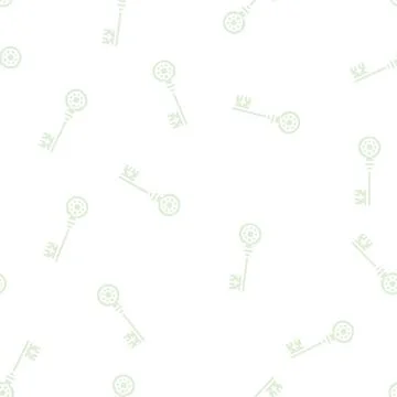 Key medieval glyph seamless pattern Stock Illustration