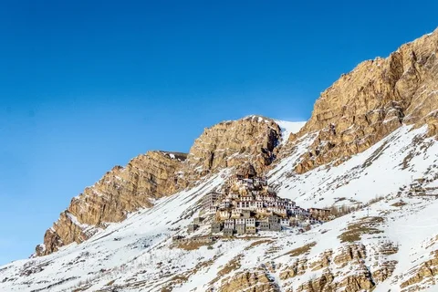 Key Monastery Timelapse Video stock 125890200