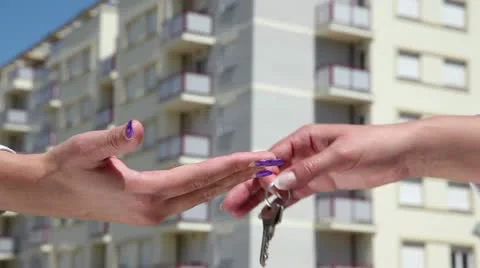 Key of new home! Stock Footage 24657049