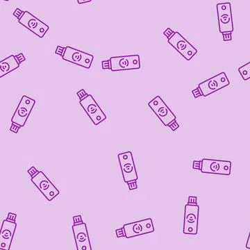 Key nfc technology line seamless pattern 스톡 일러스트