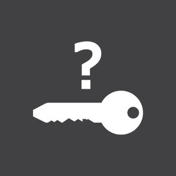 Key is not founded Stock Illustration