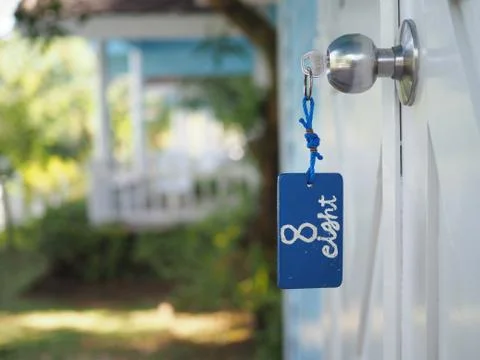 Key number eight Stock Photos