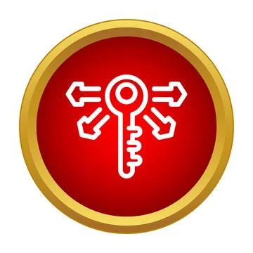 Key offering multiple solutions, directions, and access options 스톡 일러스트