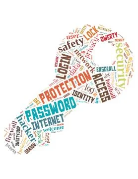 Key password, word cloud concept 스톡 일러스트