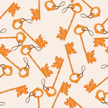 Key pattern Stock Illustration