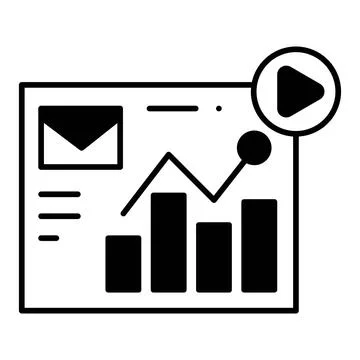 Key Performance Indicator Dualtone Icon Stockillustratie