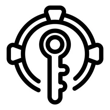 Key performance indicator icon showing business success and progress Stock Illustration