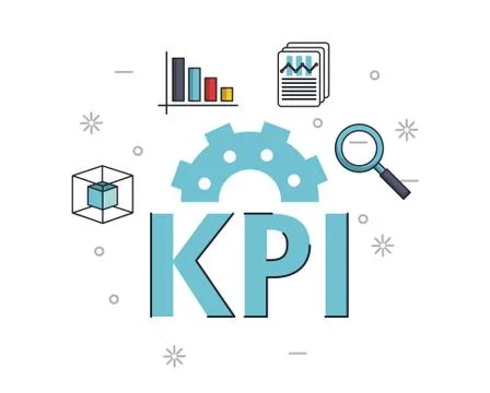 Key performance indicator 스톡 일러스트