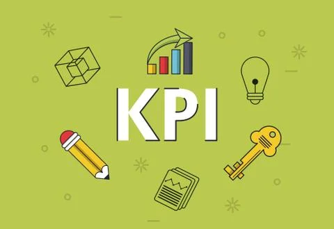 Key performance indicator Stock Illustration