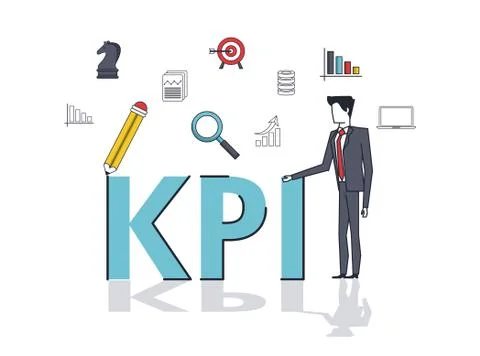 Key performance indicator Stock Illustration
