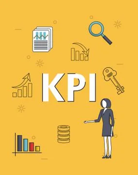 Key performance indicator Stock Illustration