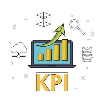 Key performance indicator 스톡 일러스트