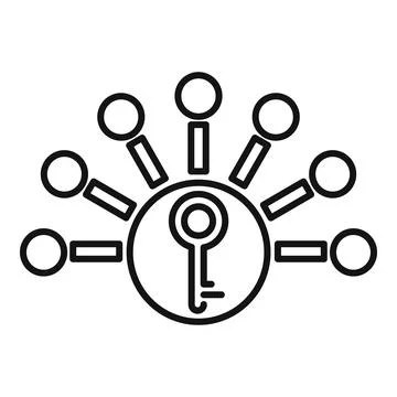 Key performance indicator kpi achieving business goals icon Stock Illustration