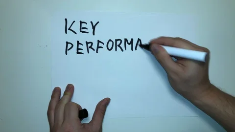 Key Performance Indicator KPI Business Terms Words 4K Presentation Stock Footage 115513589