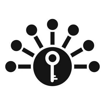 Key performance indicator kpi icon showing business target Stock Illustration