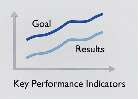 Key Performance Indicators concept Illustrazione stock