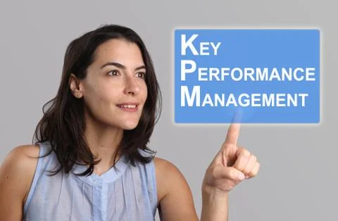 Key Performance Management Concept Stock Illustration