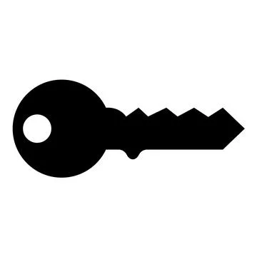 Key pictogram vector illustration. Stock Illustration