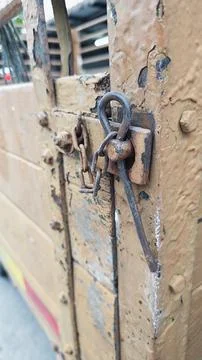 Key pin and chain Stock Photos