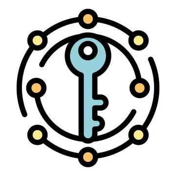 Key point icon vector flat イラスト素材