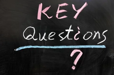 Key questions Stock Photos