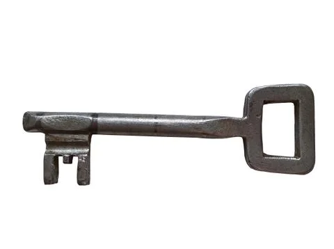 Key Retro Old Isolated Foto stock