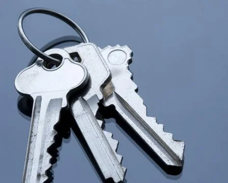 Key ring and keys Stock Photos