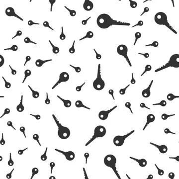 Key seamless pattern Stock Illustration