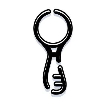 Key security access control opening concept icon 스톡 일러스트