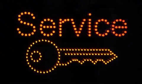 Key service in a store Stock Photos